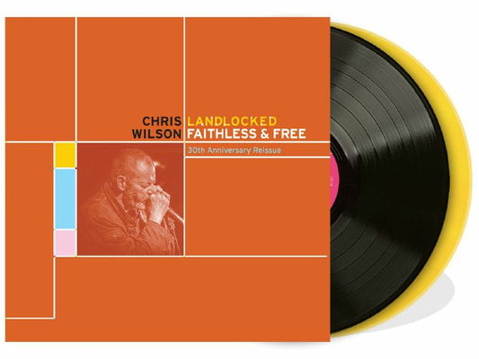 Landlocked Faithless & Free - 30th Anniversary Black & Yellow 2xLP vinyl record cover