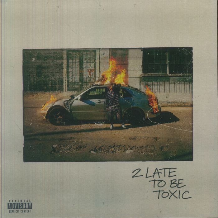 2 Late To Be Toxic - Orange Crush Vinyl LP vinyl record cover