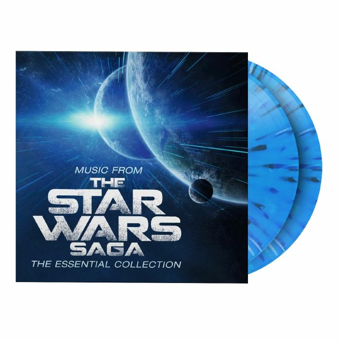 Music From The Star Wars Saga: The Essential Collection - Blue Splatter Vinyl 2xLP vinyl record cover