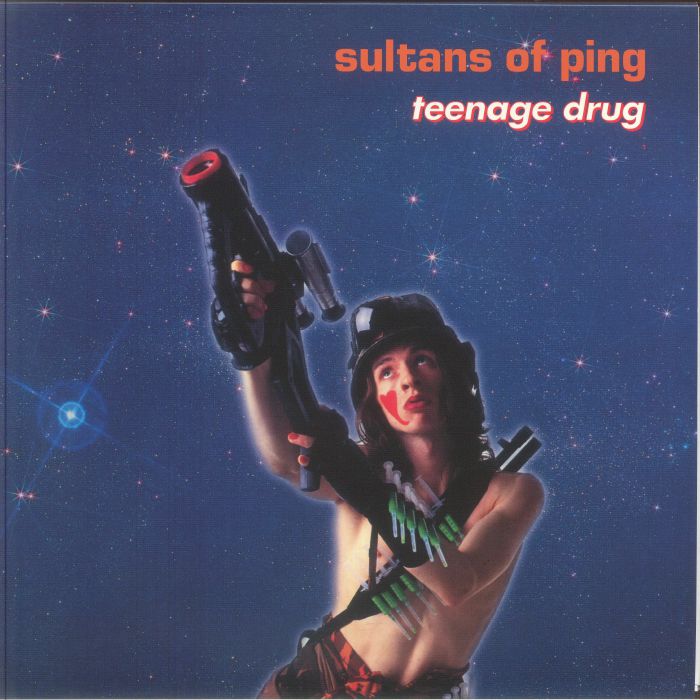 Teenage Drug - Limited Edition Blue Vinyl LP vinyl record cover