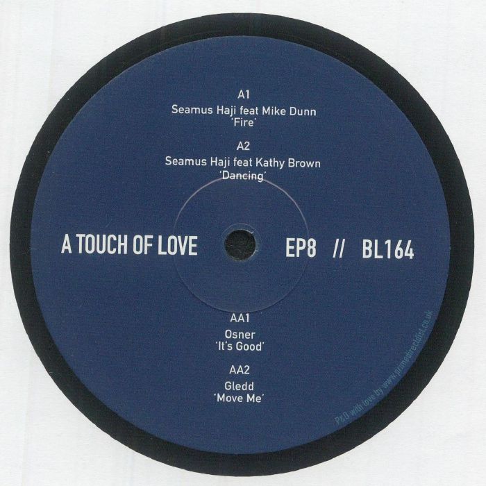 A Touch Of Love EP 8 - Vinyl EP vinyl record cover