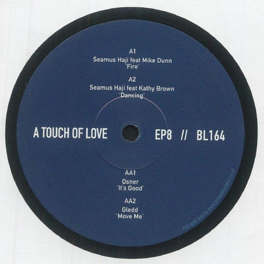 A Touch Of Love EP 8 - Vinyl EP vinyl record cover