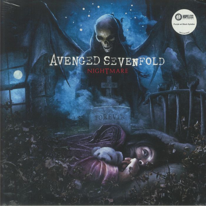 Nightmare - Purple & Black Splattered 2xLP vinyl record cover
