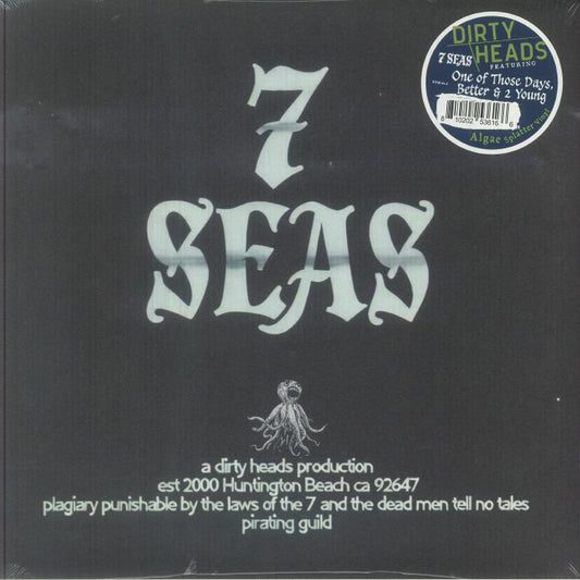 7 Seas - Blue & Green Splattered Vinyl LP vinyl record cover