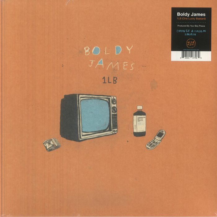 1LB (One Lucky Bastard) - Orange & Cream Smash Vinyl LP vinyl record cover