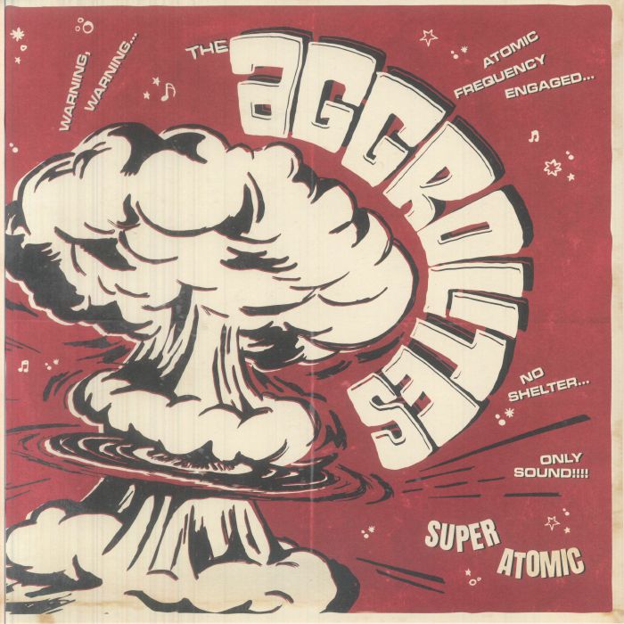 Super Atomic - Limited Edition Black & Red Marbled Vinyl LP vinyl record cover