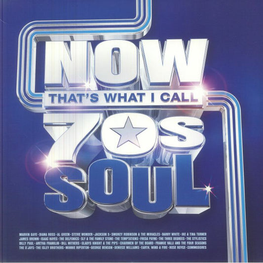 Now That's What I Call 70s Soul - Blue Vinyl 3xLP vinyl record cover