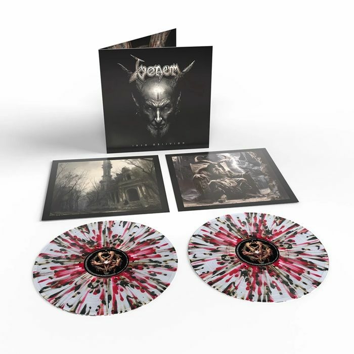 Into Oblivion - Limited Edition Clear Black & Red Splatter 2xLP vinyl record cover