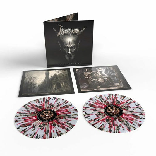 Into Oblivion - Limited Edition Clear Black & Red Splatter 2xLP vinyl record cover