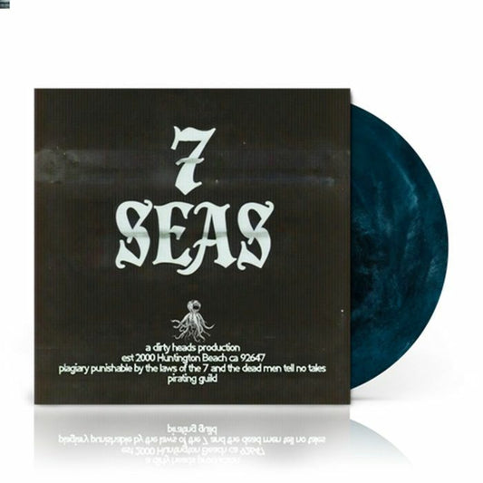 7 Seas - Palisade Blue Marbled Vinyl LP vinyl record cover
