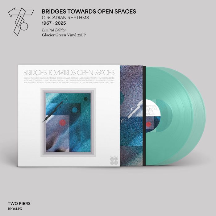 Bridges Towards Open Spaces: Circadian Rhythms 1967-2025 - Limited Edition Glacier Green 2xLP vinyl record cover