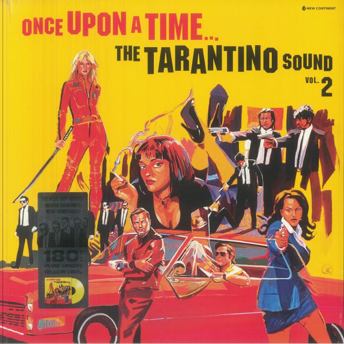 Once Upon A Time... The Tarantino Sound Vol. 2 - Yellow Vinyl LP vinyl record cover