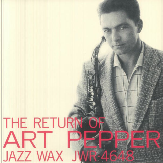 The Return Of Art Pepper - Vinyl LP vinyl record cover