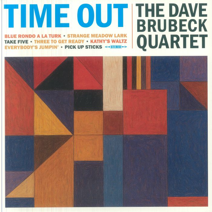 Time Out - Limited 180 Gram Aquamarine Vinyl LP vinyl record cover