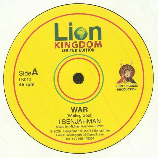 War - Vinyl Single vinyl record cover