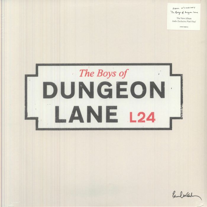 The Boys Of Dungeon Lane - Pink Vinyl LP vinyl record cover