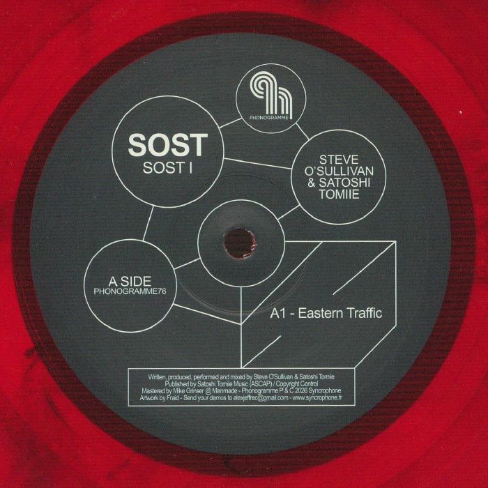 SOST 1 - Red Marbled Vinyl EP vinyl record cover