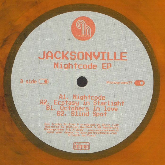 Nightcode EP - Orange Marbled Vinyl 12 Inch vinyl record cover