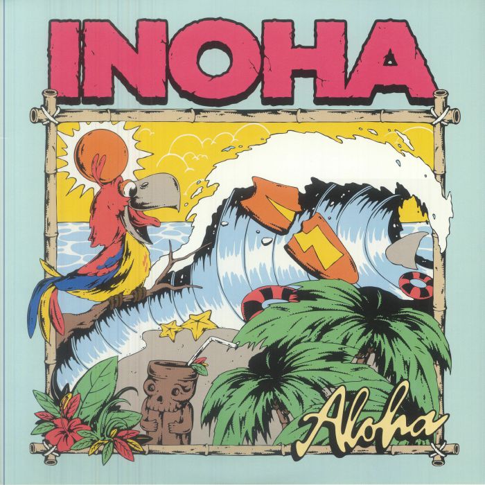 Aloha Inoha - Orange Vinyl LP vinyl record cover