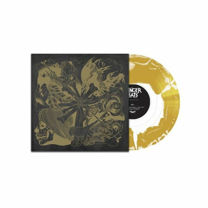 Bears Mayors Scraps & Bones - Limited Edition Gold & White Marbled Vinyl LP vinyl record cover