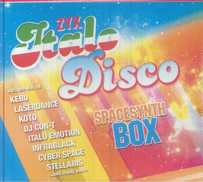 ZYX Italo Disco Spacesynth Box - 10CD Box Set CD cover