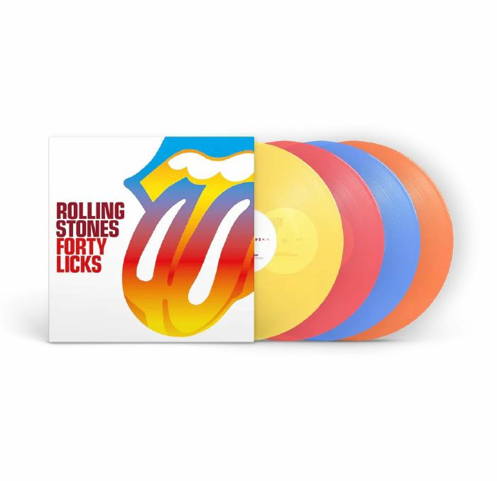Forty Licks - Limited Edition Coloured 4xLP vinyl record cover