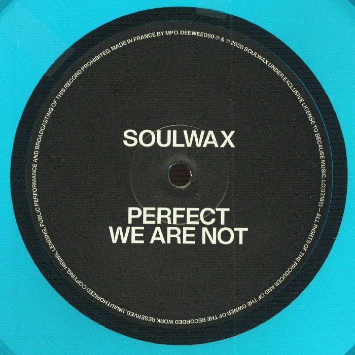 Perfect We Are Not - Blue Vinyl Single vinyl record cover