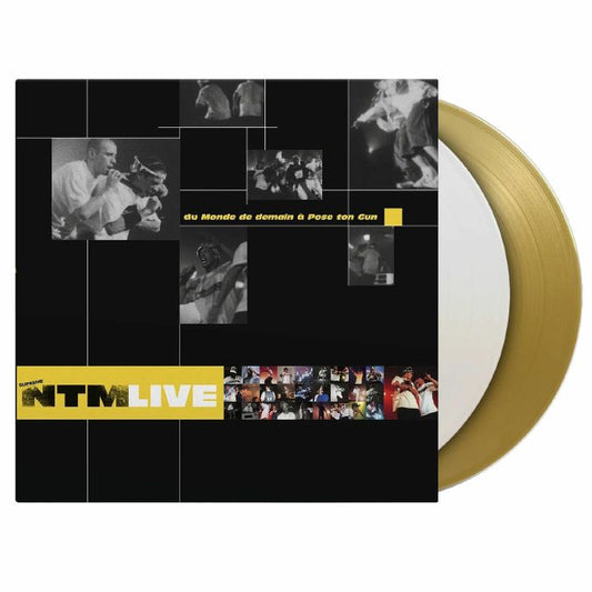 Live: Du Monde De Demain A Pose Ton Gun - White Gold 2xLP vinyl record cover