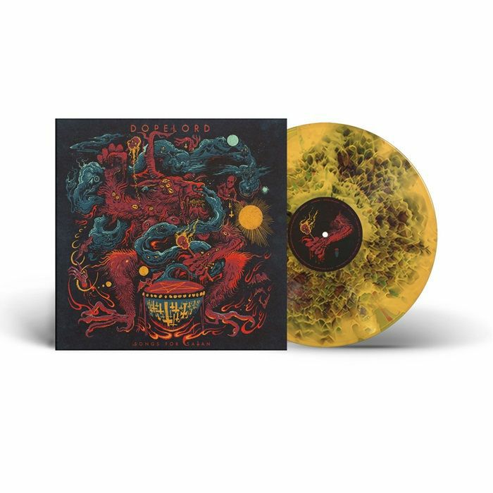Songs For Satan - Yellow & Black Cloudburst Vinyl LP vinyl record cover