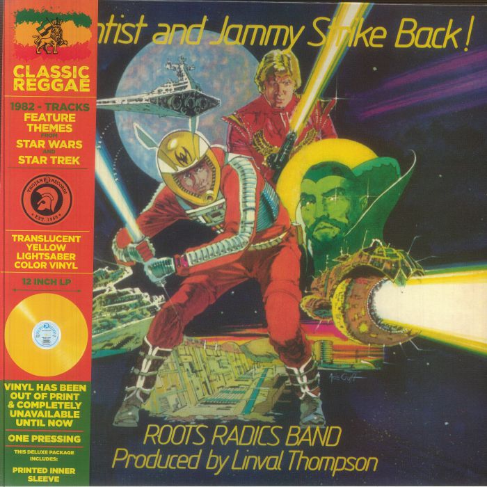 Scientist & Jammy Strike Back! - Yellow Vinyl LP vinyl record cover