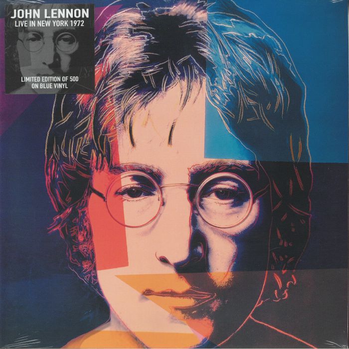Live In New York 1972 - Limited Edition Blue Vinyl LP vinyl record cover
