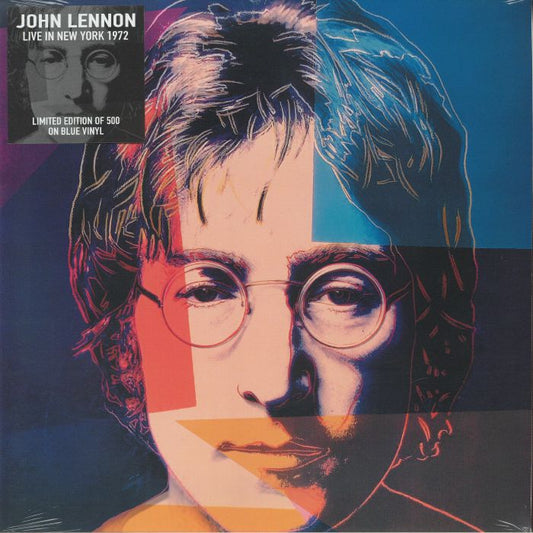 Live In New York 1972 - Limited Edition Blue Vinyl LP vinyl record cover
