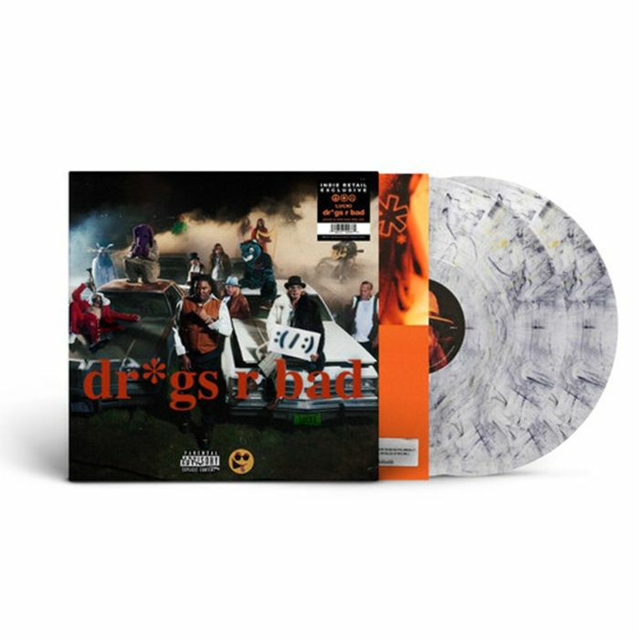 Dr*gs R Bad - Limited Edition White Noise Static Vinyl 2xLP vinyl record cover