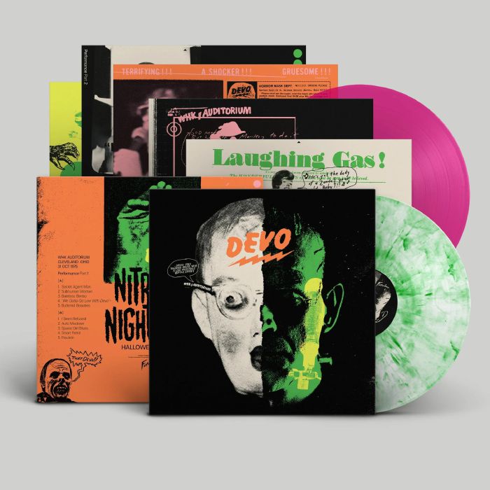 Nitrous Nightmare Halloween Live 75 - Limited Edition Haunted Striptease Vinyl 2xLP vinyl record cover