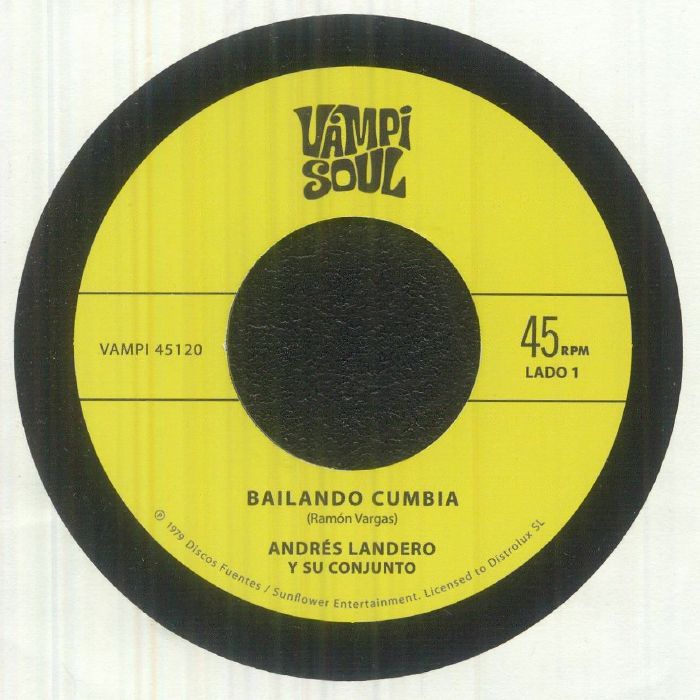 Bailando Cumbia - 7 Inch Vinyl Single vinyl record cover