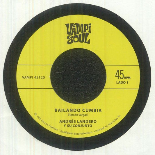 Bailando Cumbia - 7 Inch Vinyl Single vinyl record cover