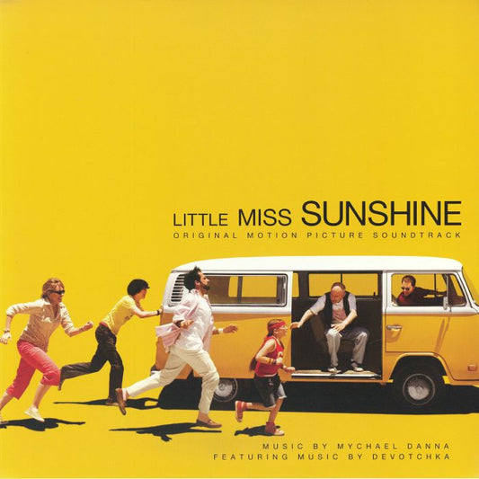 Little Miss Sunshine Soundtrack - 20th Anniversary Yellow Shimmer Vinyl LP vinyl record cover