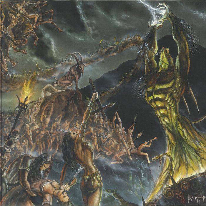 Opus Nocturne - Green Marbled Galaxy Vinyl LP vinyl record cover