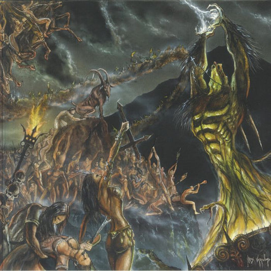 Opus Nocturne - Green Marbled Galaxy Vinyl LP vinyl record cover