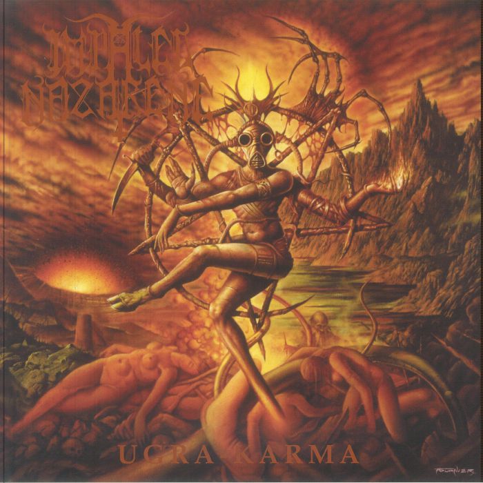 Ugra Karma - Limited Edition Orange & Black Vinyl LP vinyl record cover