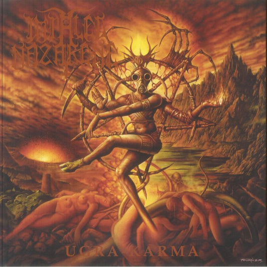 Ugra Karma - Limited Edition Orange & Black Vinyl LP vinyl record cover