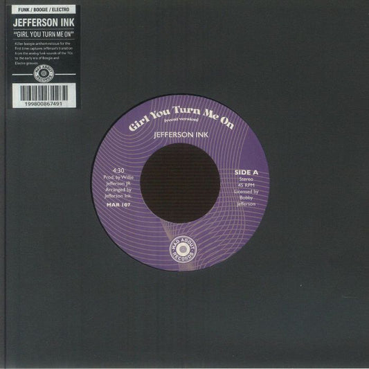 Girl You Turn Me On - Vinyl Single vinyl record cover