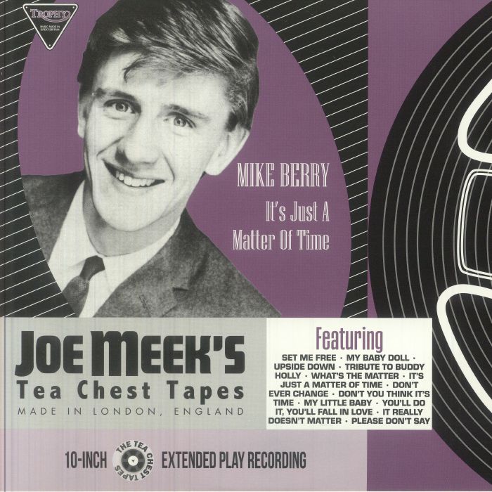 It's Just A Matter Of Time: Joe Meek Tea Chest Tapes - 10 Inch Vinyl vinyl record cover