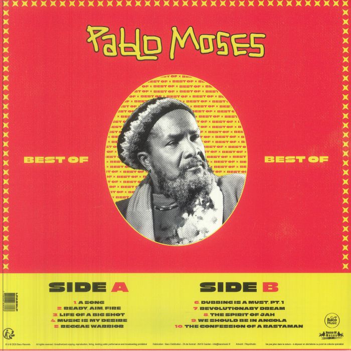 Best Of Pablo Moses - Vinyl LP vinyl record cover