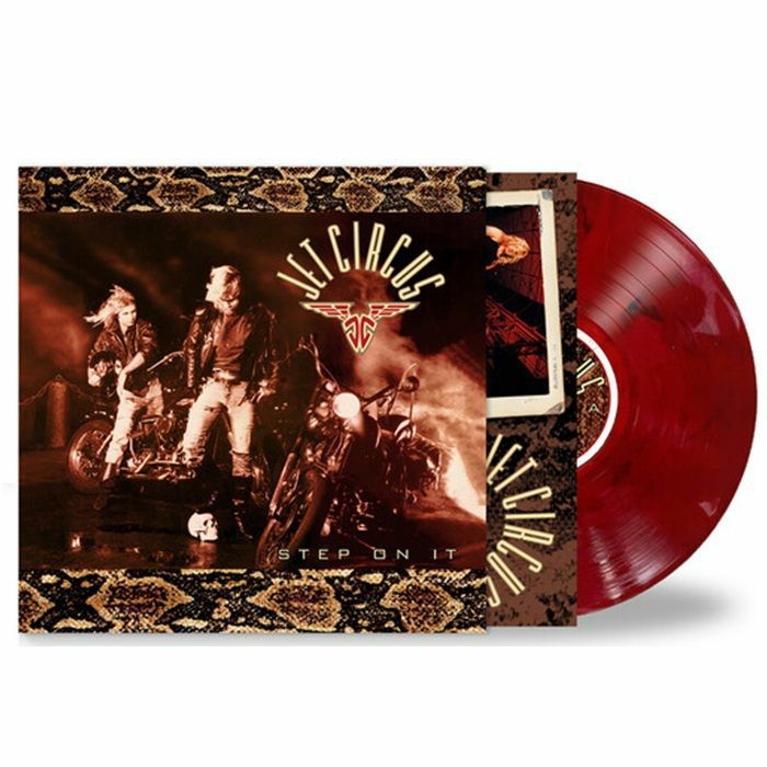 Step On It - 35th Anniversary Red & Black Swirl Vinyl LP vinyl record cover