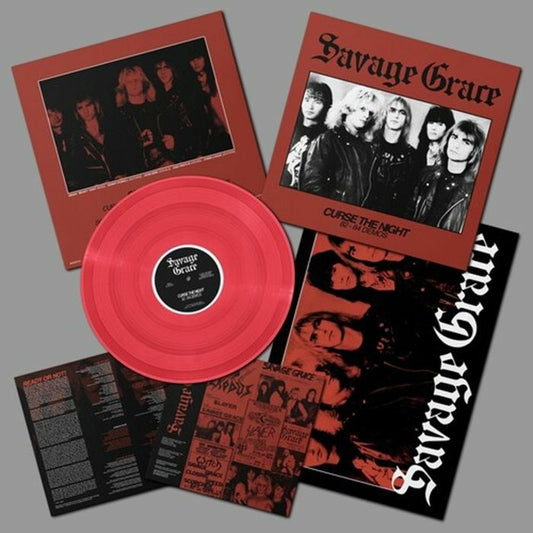 Curse The Night: 82-84 Demos - Limited Edition Red Vinyl LP vinyl record cover