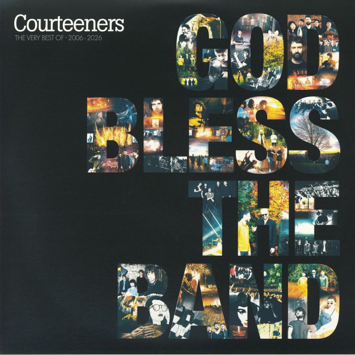 God Bless The Band - The Very Best Of Courteeners 2006-2026 - 2xLP vinyl record cover