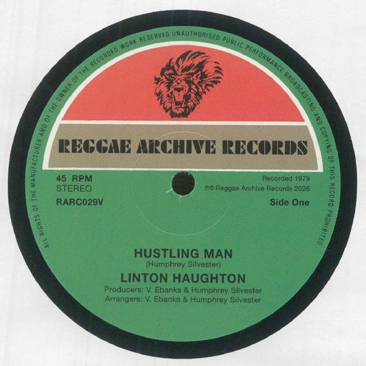 Hustling Man - Vinyl Single vinyl record cover