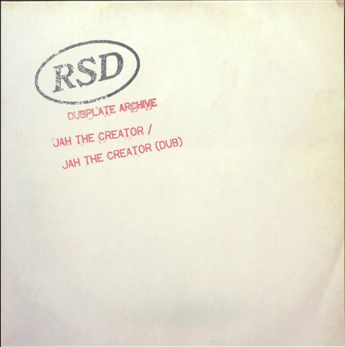 Jah The Creator / Jah The Creator Dub - Limited 10 Inch Vinyl Single vinyl record cover