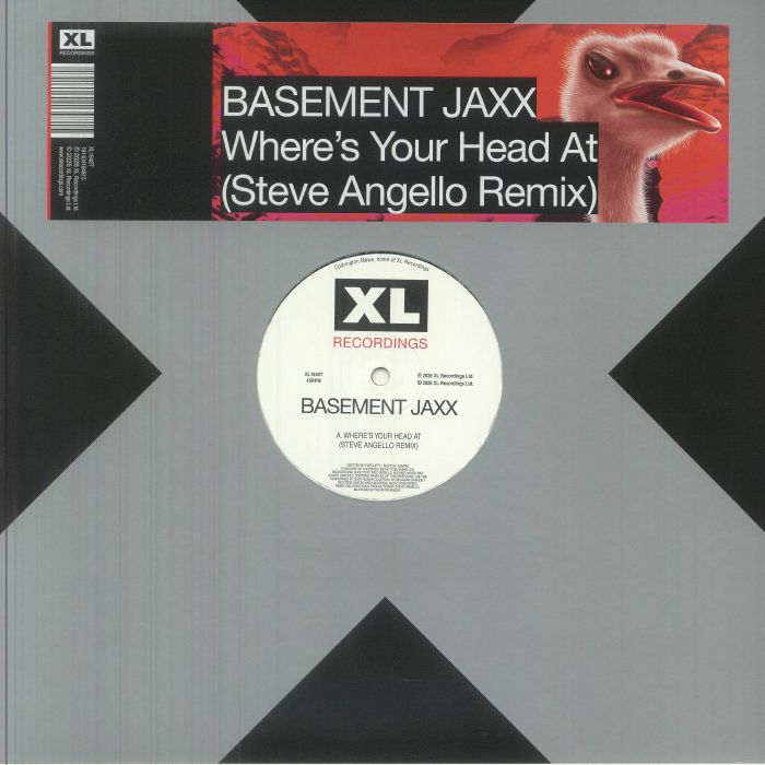 Where's Your Head At (Steve Angello Remix) - 12" Vinyl vinyl record cover